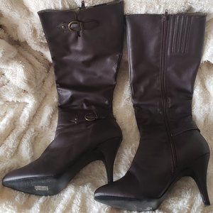 Pleaser DREAM-2030 Heeled Faux Leather Boots